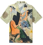 Folk - Goss Brothers Camp-Collar Printed Linen and Cotton-Blend Shirt - Multi