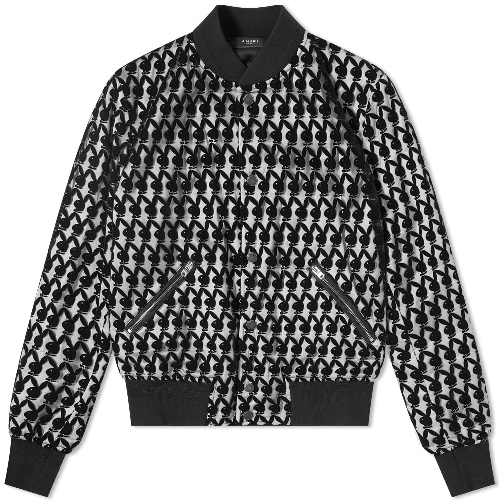 Amiri Playboy Flocked Bomber Amiri