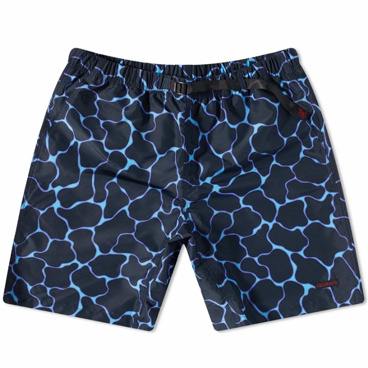 Photo: Gramicci Men's Shell Packable Short in Ripple Navy