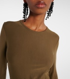Marant Etoile Jelina gathered jersey maxi dress