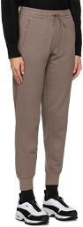 Y-3 Taupe Bonded Lounge Pants