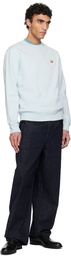 Maison Kitsuné Blue Fox Head Patch Regular Sweatshirt
