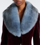 Dolce&Gabbana Cotton velvet coat