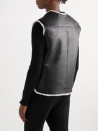 Rick Owens - Shearling Gilet - Black