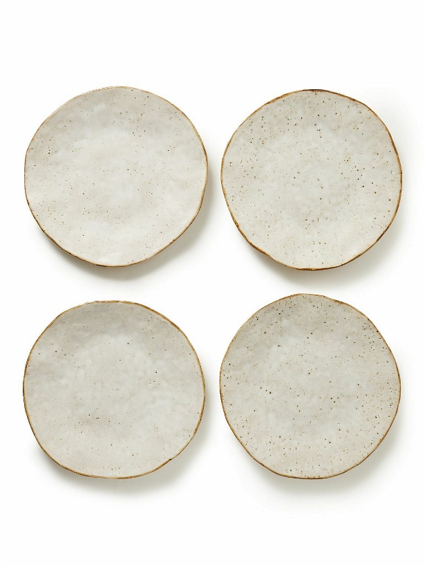 Photo: Soho Home - Emden Set of Four 28cm Glazed Stoneware Dinner Plates