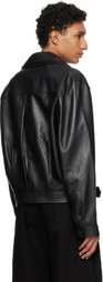 Cawley Black Rafe Leather Jacket