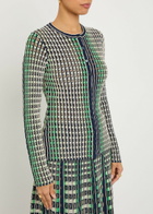 Simkhai Mabel Textured Cut-out Knit top Blue