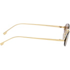 Fendi Gold 'Fendi First' Crystal Sunglasses