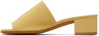 Maryam Nassir Zadeh Yellow Sophie Heeled Sandals