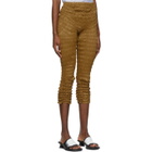 Gauntlett Cheng SSENSE Exclusive Brown Elasticated Contour Leggings
