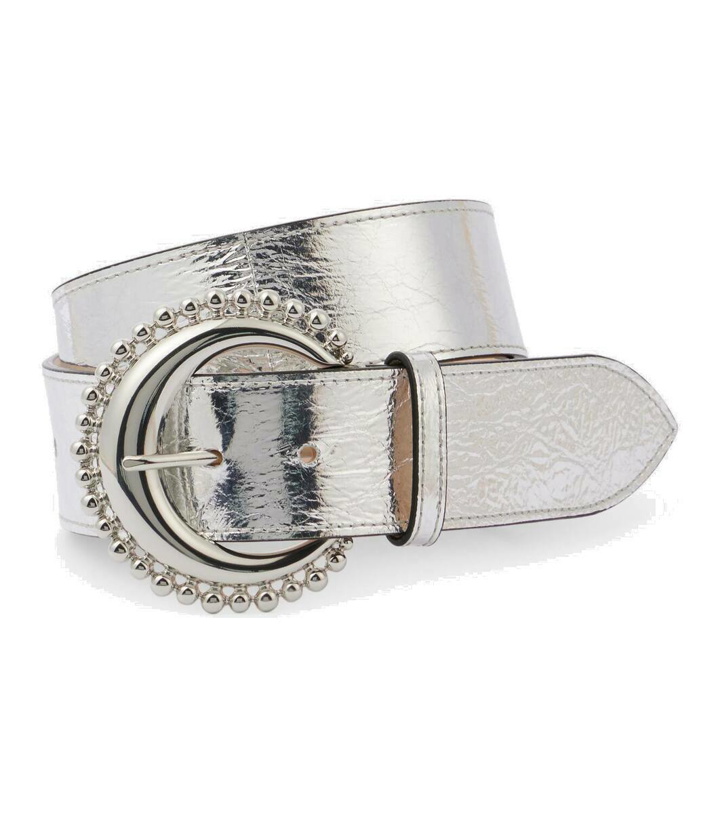 Photo: Isabel Marant Oran metallic leather belt