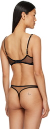 Agent Provocateur Black Rozlyn Bra