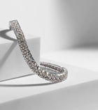 Shay Jewelry Diamond Mesh Stretch 18kt white gold bracelet with diamonds
