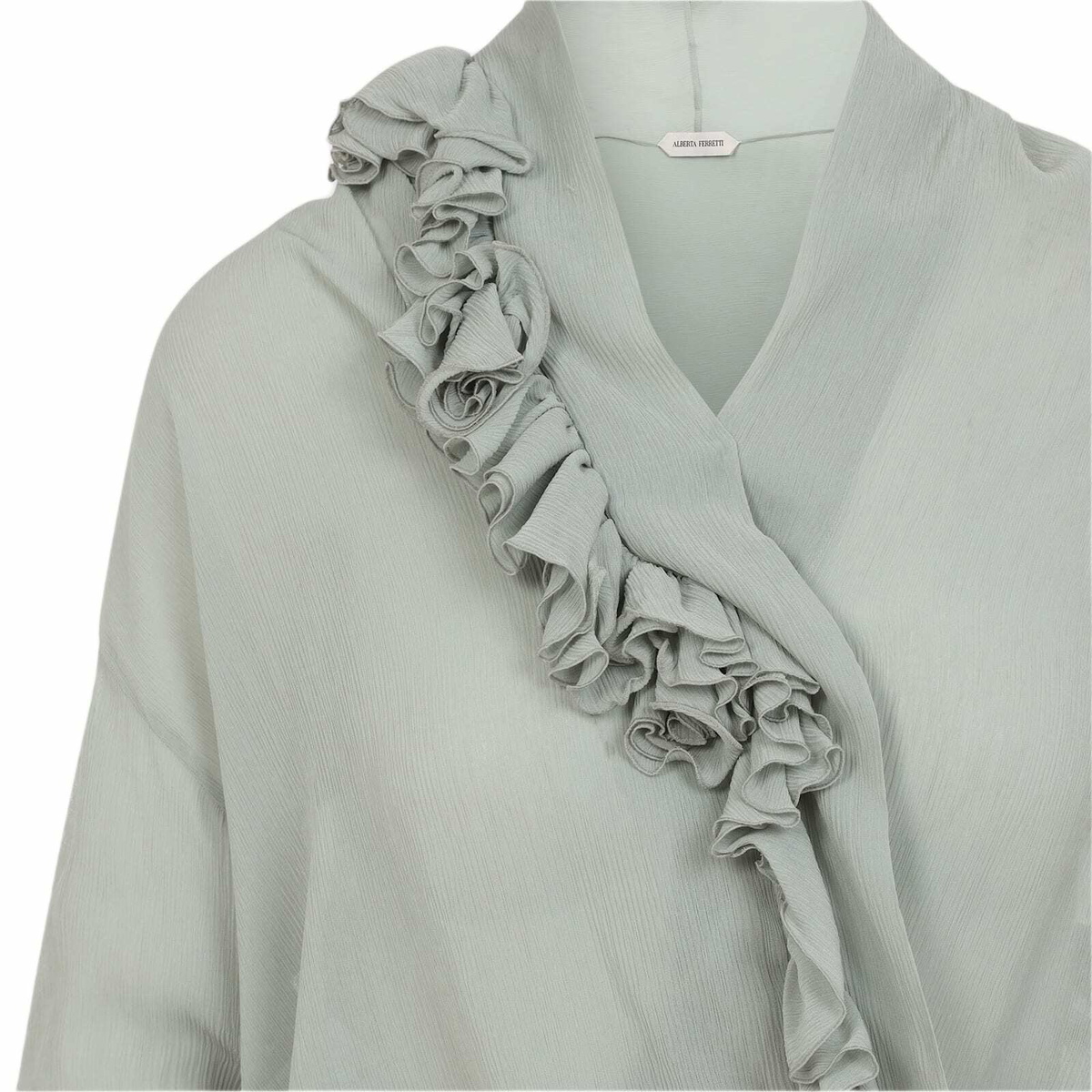 Alberta Ferretti Creponne Blouse