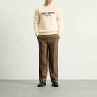 Percival Men's Public Library Knitted Crew Jumper in Ecru