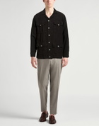 120% Lino Mens Shirt in Black