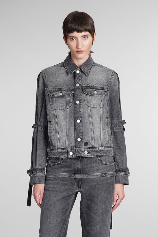 Photo: Courrèges Denim Jackets In Grey Cotton