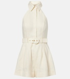 Zimmermann Awaken halterneck linen romper