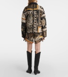 Marant Etoile Granger printed cotton bomber jacket
