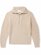 Marant - Bryson Ribbed Alpaca-Blend Half-Zip Sweater - Neutrals