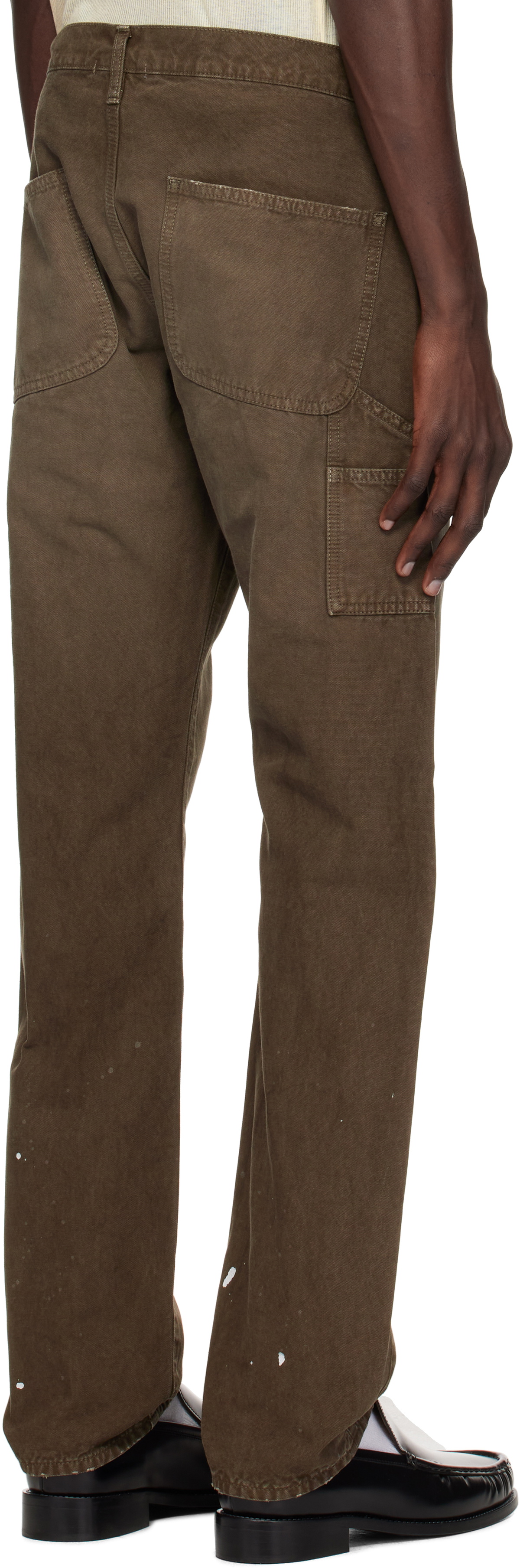 John Elliott Brown Work Trousers