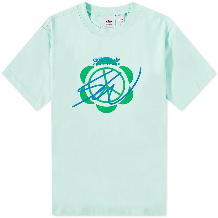Photo: Adidas X Sean Wotherspoon Reversible T-Shirt in Clear Mint