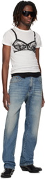 VAQUERA Off-White Bra T-shirt