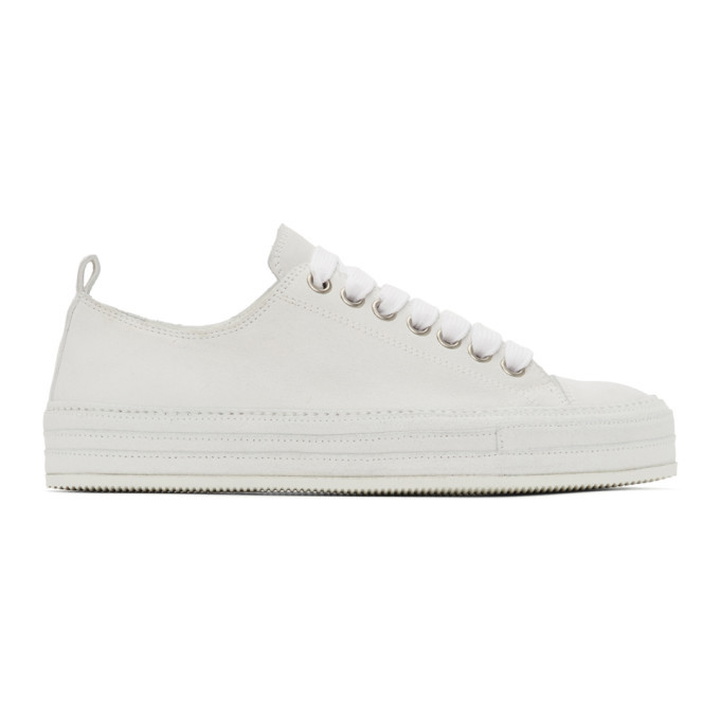 Photo: Ann Demeulemeester Off-White Nubuck Sneakers