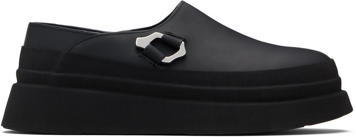 HELIOT EMIL Black Carabiner Loafers