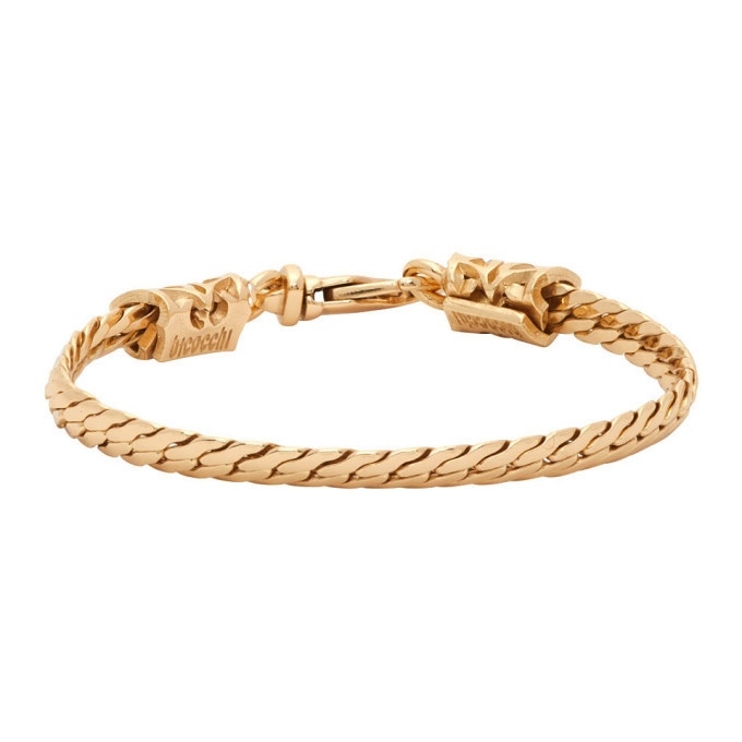 Photo: Emanuele Bicocchi Gold Foxtail Chain Bracelet