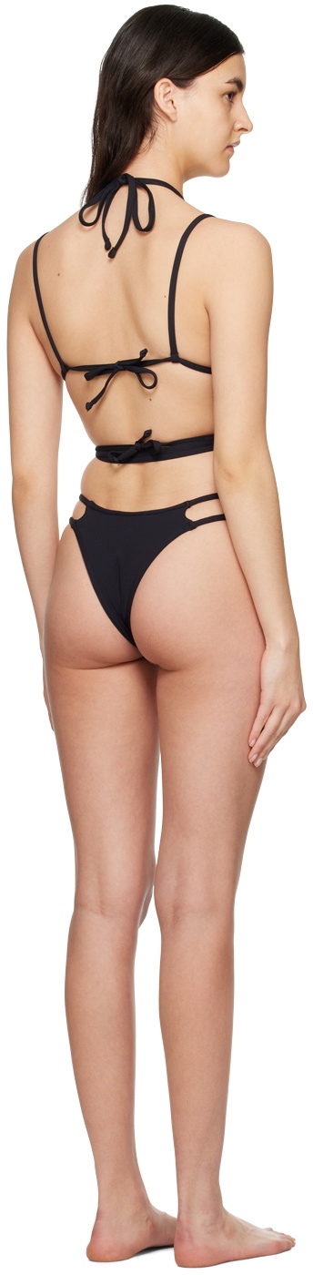 ANDREĀDAMO Black Double Bikini