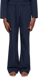 Tekla Navy Drawstring Pyjama Pants