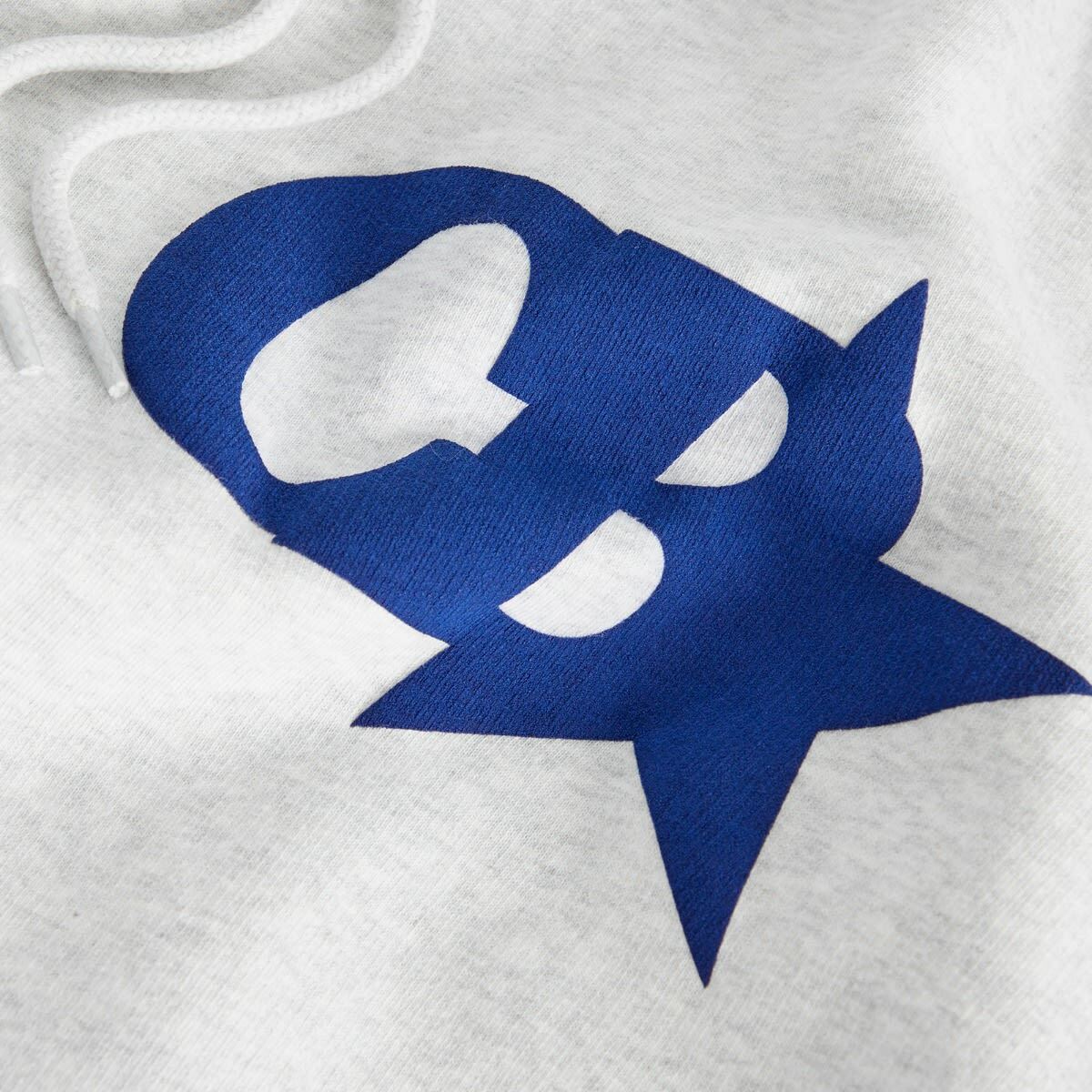 END. x Cole Buxton Cb Star Hoodie in Light Grey Marl