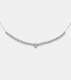 Persée 18kt white gold necklace with diamonds