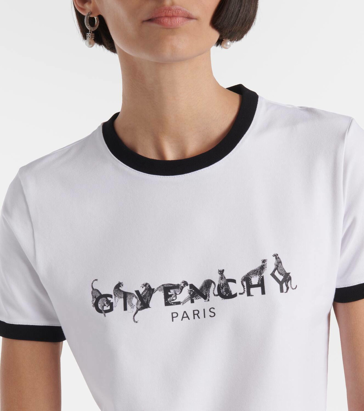 Givenchy Ringer printed cotton-blend jersey T-shirt Givenchy