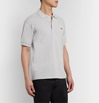 Lacoste - Logo-Appliquéd Cotton-Piqué Polo Shirt - Gray