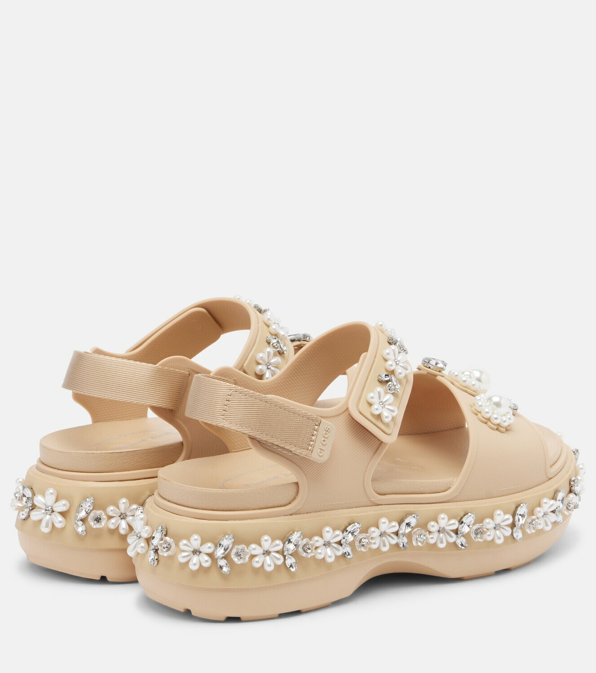 Simone Rocha x Crocs embellished platform sandals