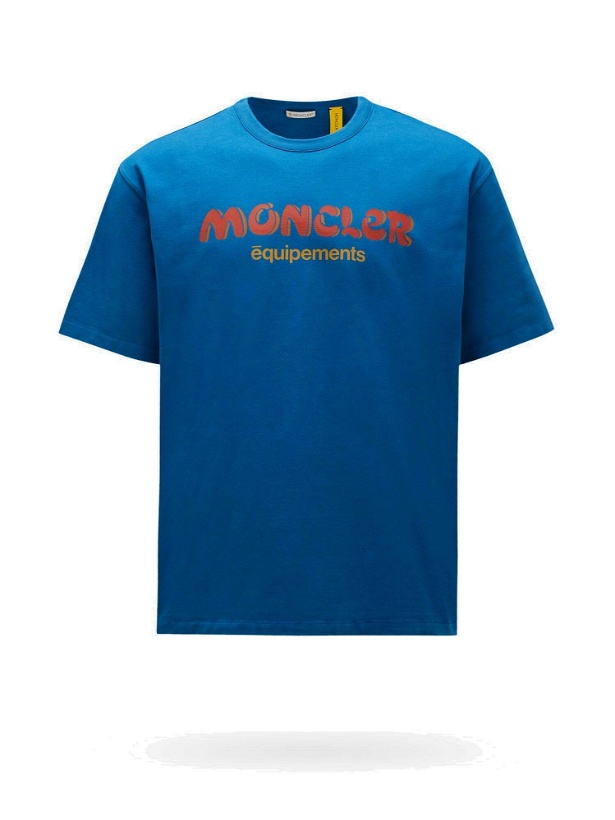 Photo: Moncler Genius   T Shirt Blue   Mens