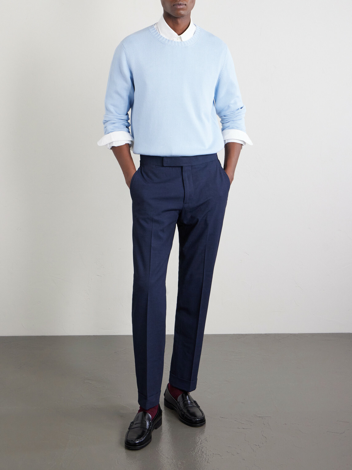 Polo Ralph Lauren - Chester Straight-Leg Stretch-Canvas Suit Trousers - Blue