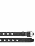 BALENCIAGA - 3cm Cagole Leather Belt