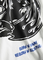 Warren Lotas Gargoyle Printed Cotton T-shirt White