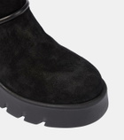 Gianvito Rossi Shearling-lined suede ankle boots