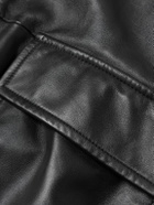 Studio Nicholson - Piston Leather Bomber Jacket - Black
