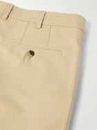 Loro Piana - Carlo Hyannis Tapered Cotton-Blend Trousers - Neutrals