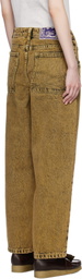 Dime Yellow Classic Baggy Jeans