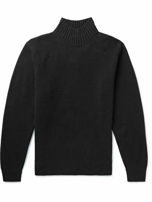 Photo: The Elder Statesman - Cashmere Rollneck Sweater - Black