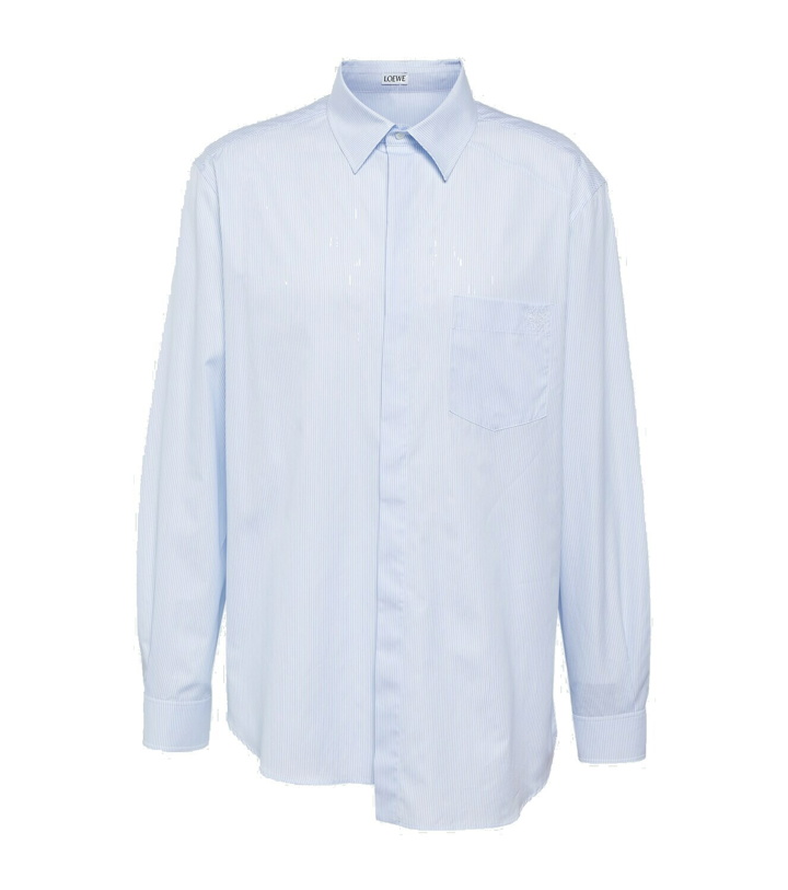 Photo: Loewe Asymmetric cotton poplin shirt