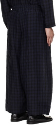 Toogood Black & Blue 'The Baker' Trousers