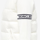 Moncler Men's Padded Wool Blend Cardigan in White