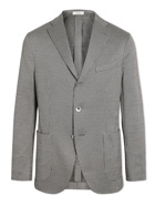 BOGLIOLI - K-Jacket Slim-Fit Unstructured Puppytooth Cotton Blazer - Black